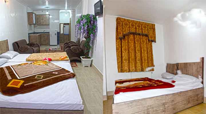 اتاق هتل آپارتمان مرکزی سرعین