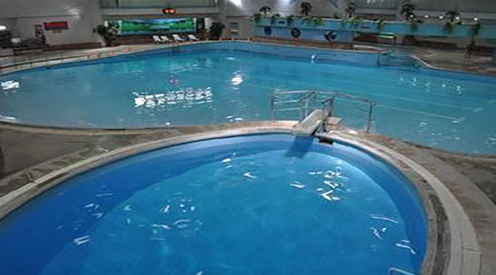 نمای جکوزی هتل پتروشیمی تبریز