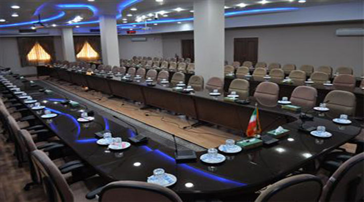 نمای سالن کنفرانس هتل پتروشیمی تبریز