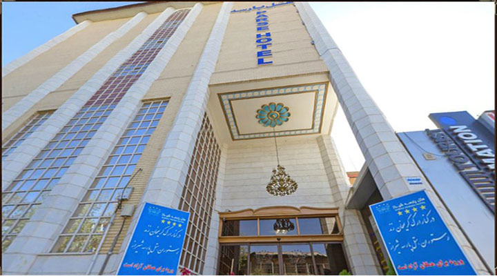 نمای بیرونی هتل پارسه شیراز