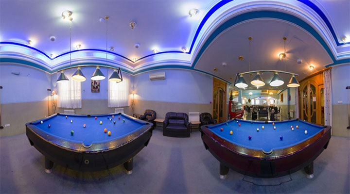 نمای باشگاه بیلیارد هتل پارسه شیراز
