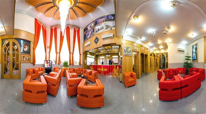 نمای لابی هتل پارسه شیراز