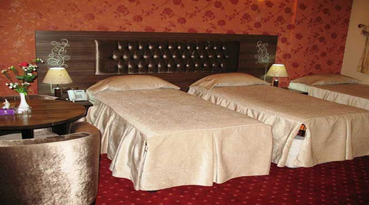 نمای اتاق هتل پارسیا قم