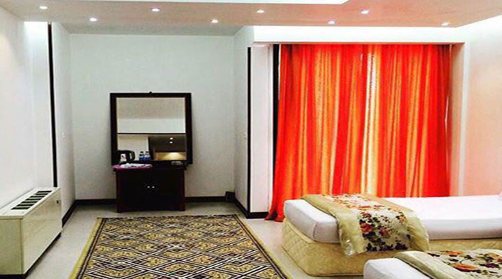 نمای اتاق هتل امیر کبیر کاشان