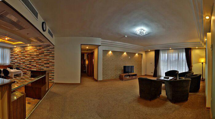 نمای اتاق هتل هما ۱ مشهد