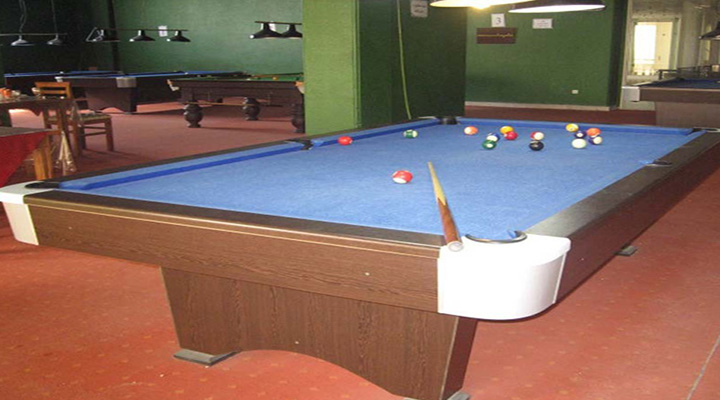 نمای سالن بیلیارد هتل رمیله عسلویه