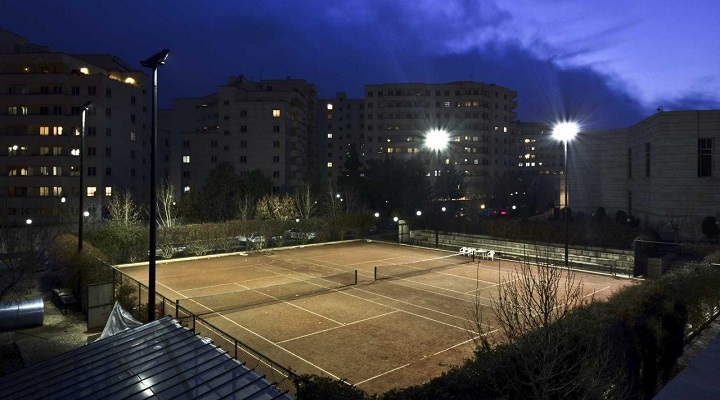 زمین تنیس هتل پارس مشهد