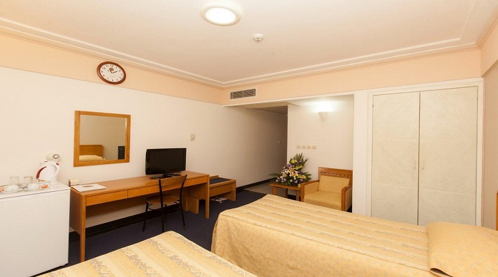 نمای داخلی اتاق هتل پارس مشهد