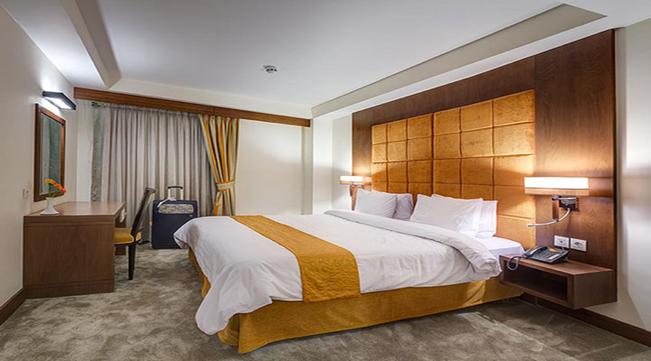 نمای اتاق هتل نگین پاسارگاد مشهد