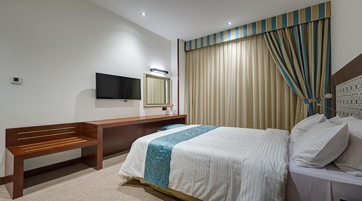 نمای اتاق هتل نگین پاسارگاد مشهد