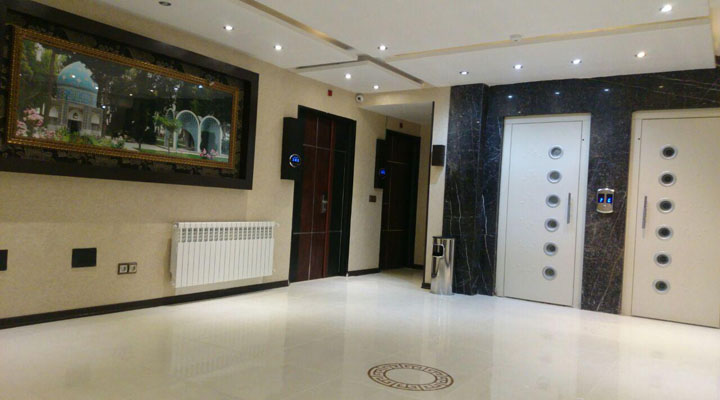 نمای لابی هتل سپنتا مشهد