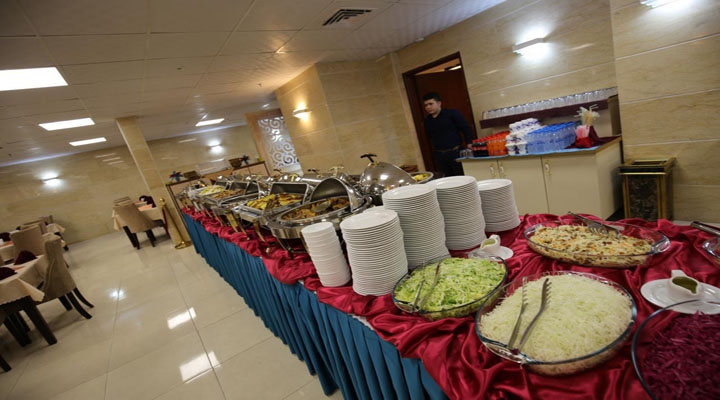 نمای اتاق هتل حلما مشهد