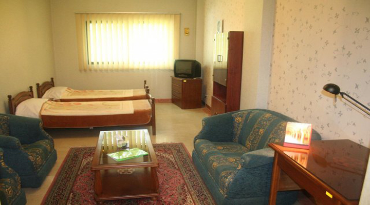 نمای اتاق هتل پژوهش تهران