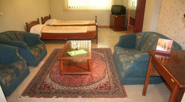 نمای اتاق هتل پژوهش تهران