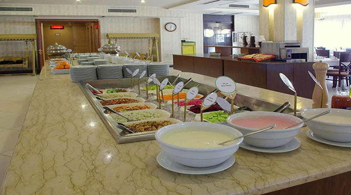 نمای رستوران هتل فردوس مشهد