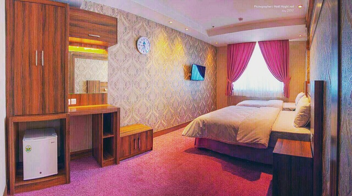 اتاق سه تخته هتل کارن مشهد