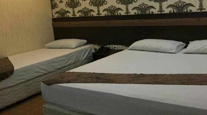 نمای اتاق هتل ایساتیس مشهد