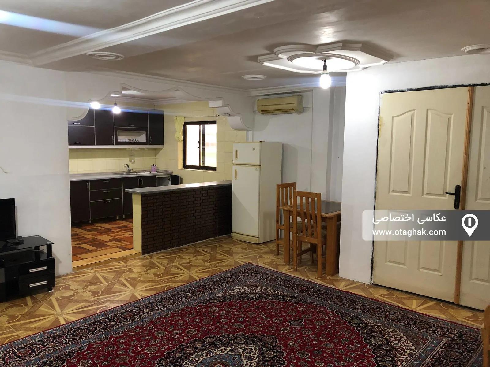 خانه مبله سام (طبقه همکف) نزدیک جنگل چالوس