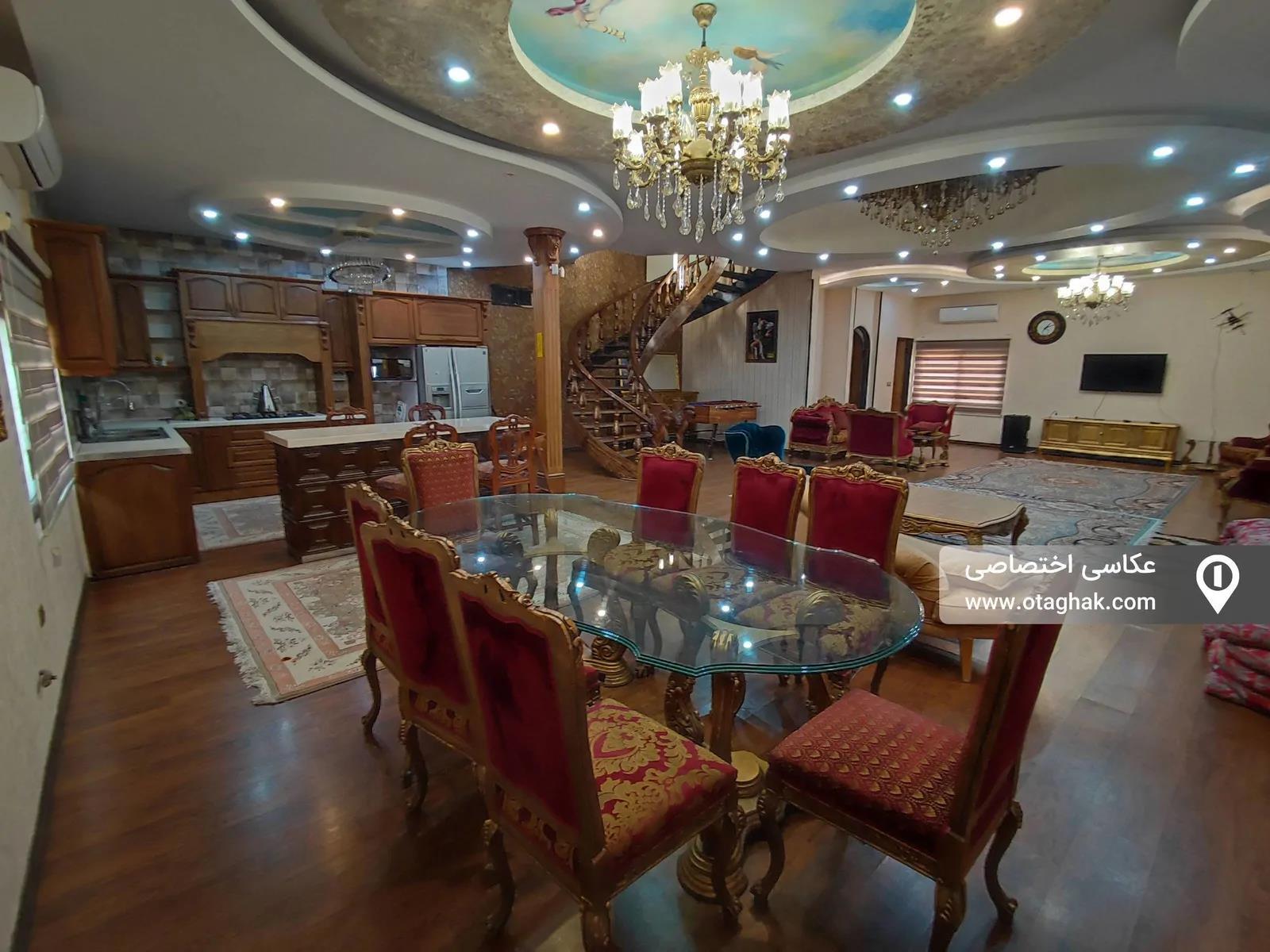 ویلا استخردار آبگرم عمارت الماس کردان