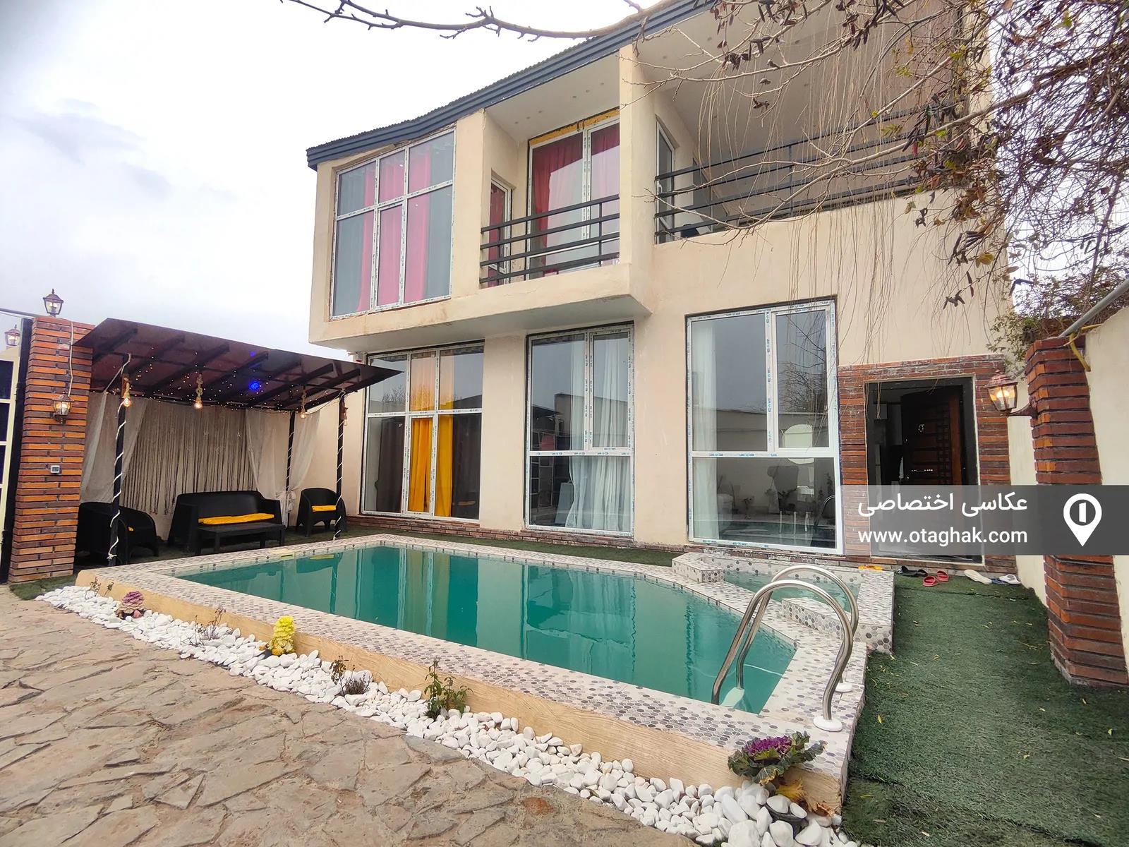 ویلا استخردار آبگرم میلاد با ایرهاکی کردان