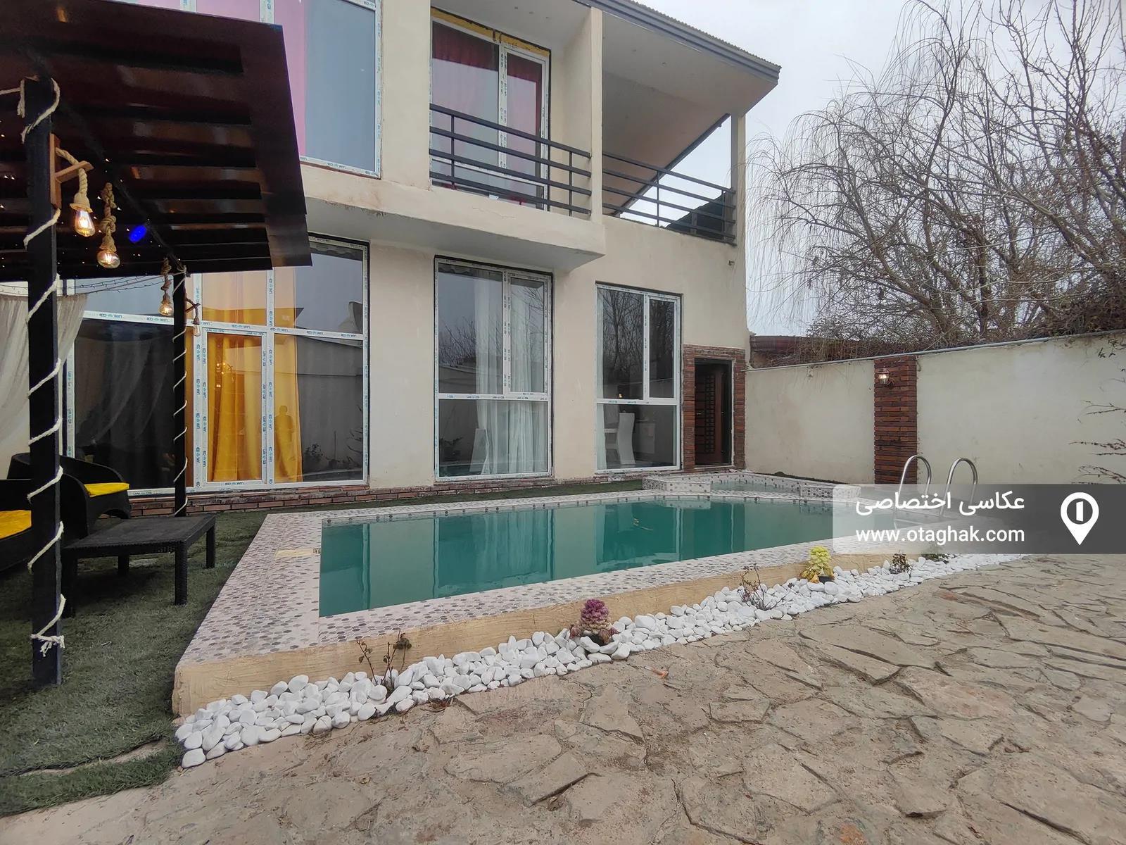 ویلا استخردار آبگرم میلاد با ایرهاکی کردان