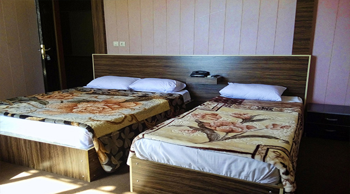 نمای اتاق های هتل سیراف بوشهر