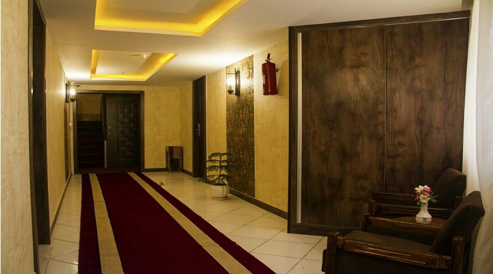 نمای راهرو هتل تالار شیراز