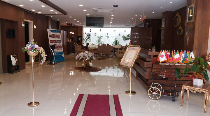 لابی هتل آپارتمان جهان نما شیراز 