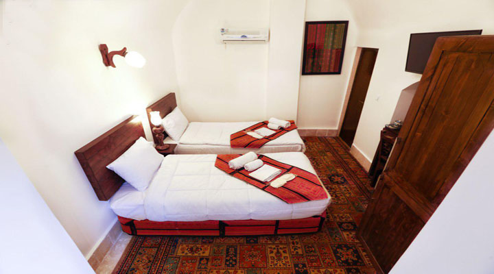نمای اتاق هتل سنتی ترنج یزد