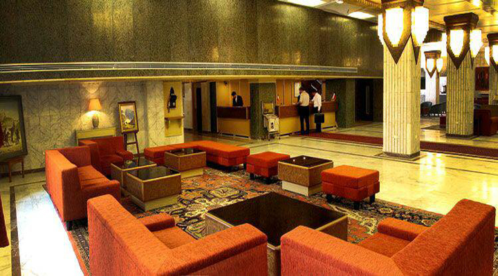نمای پذیرش هتل آسیا مشهد