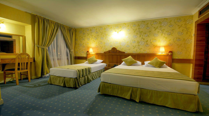 نمای اتاق هتل آسیا مشهد