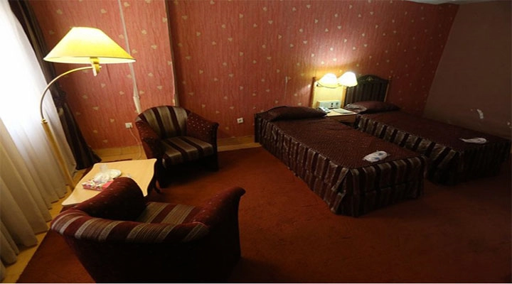 نمای اتاق هتل مرمر قزوین