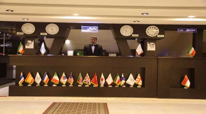 نمای پذیرش هتل پارلا آستارا