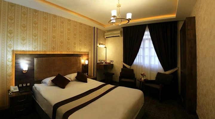 نمای اتاق دو تخته هتل تالار شیراز